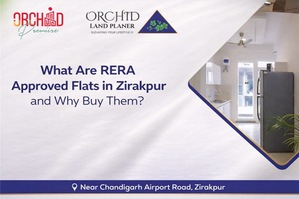 What are RERA approved flats in Zirakpur and why buy them – modern apartment near Chandigarh
