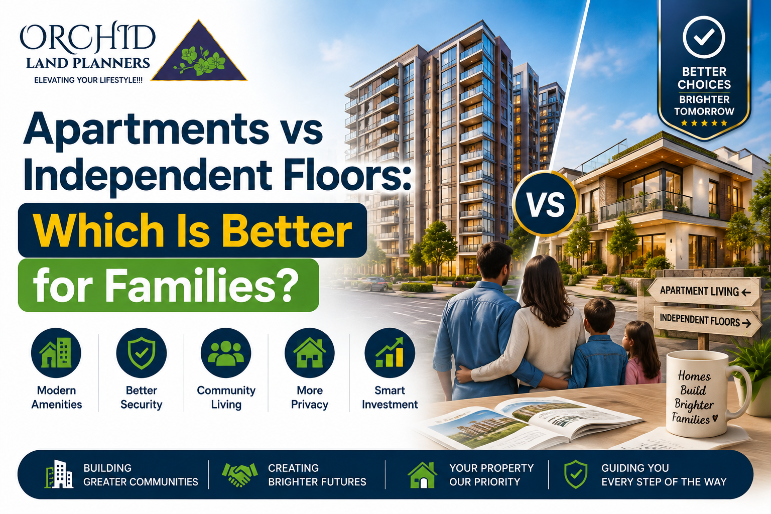 Apartment vs Independent Floor in Tricity: Which One Should You Choose?